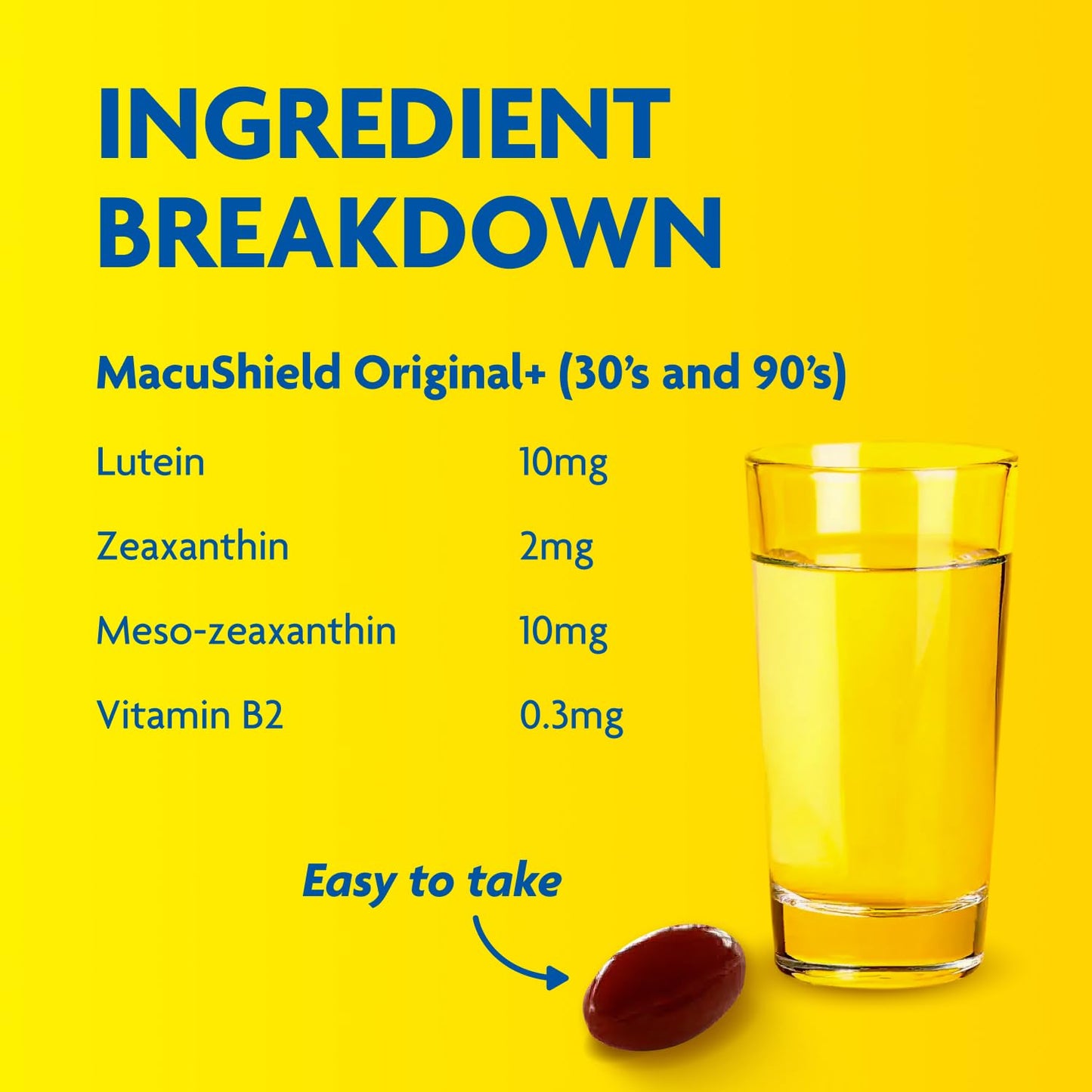 MacuShield Original+ Eye Health Supplement (90 Day Pack)