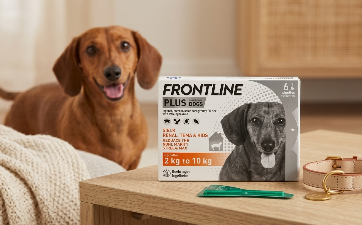 FRONTLINE Plus Flea & Tick Treatment for Small Dogs - 6 Pipettes