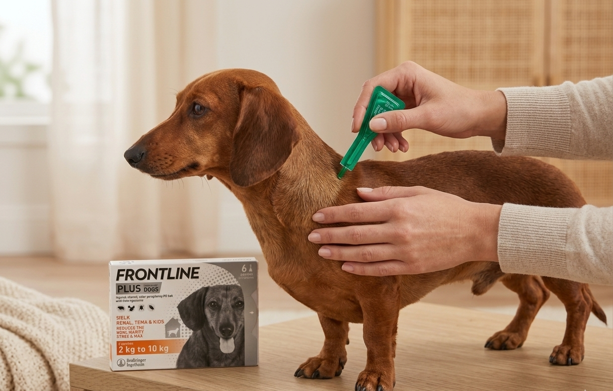 FRONTLINE Plus Flea & Tick Treatment for Small Dogs - 6 Pipettes