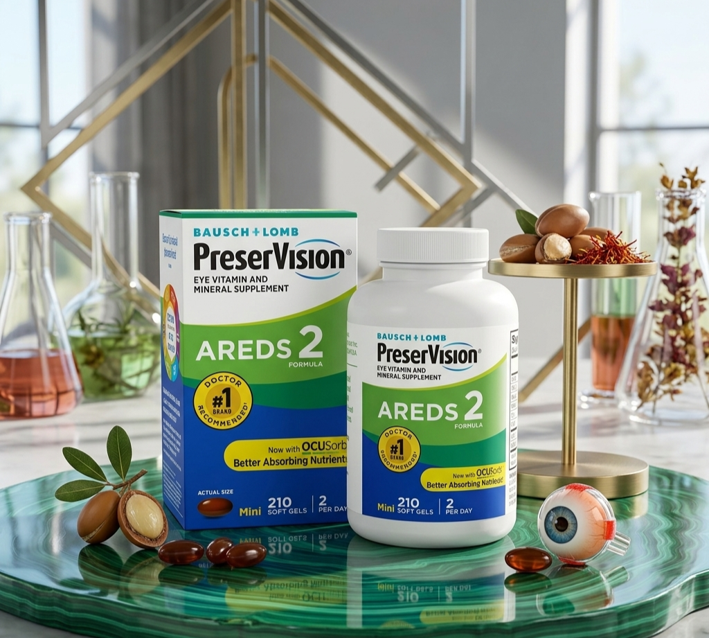 PreserVision AREDS 2 Eye Vitamin & Mineral Supplement – 210 Soft Gels