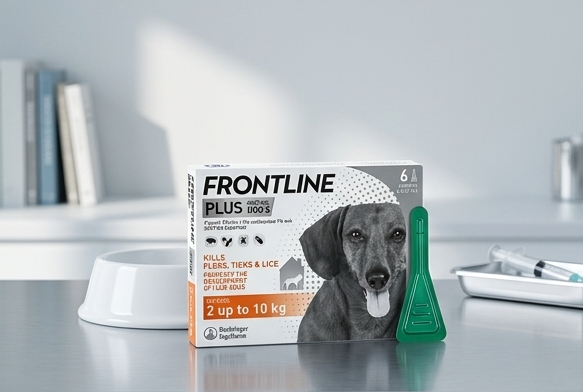 FRONTLINE Plus Flea & Tick Treatment for Small Dogs - 6 Pipettes