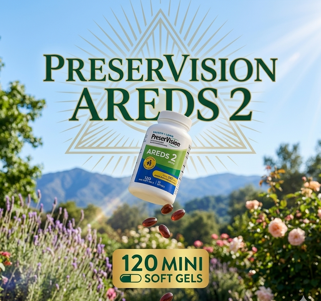 PreserVision AREDS 2 Eye Vitamin & Mineral Supplement – 120 Mini Soft Gels