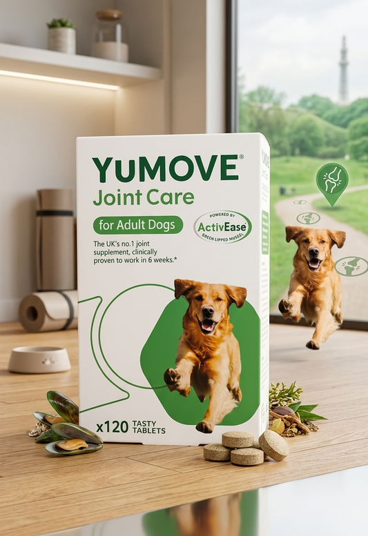 YuMOVE Joint Care for Adult Dogs | High Strength Hip & Joint Supplement – 120 Tablets