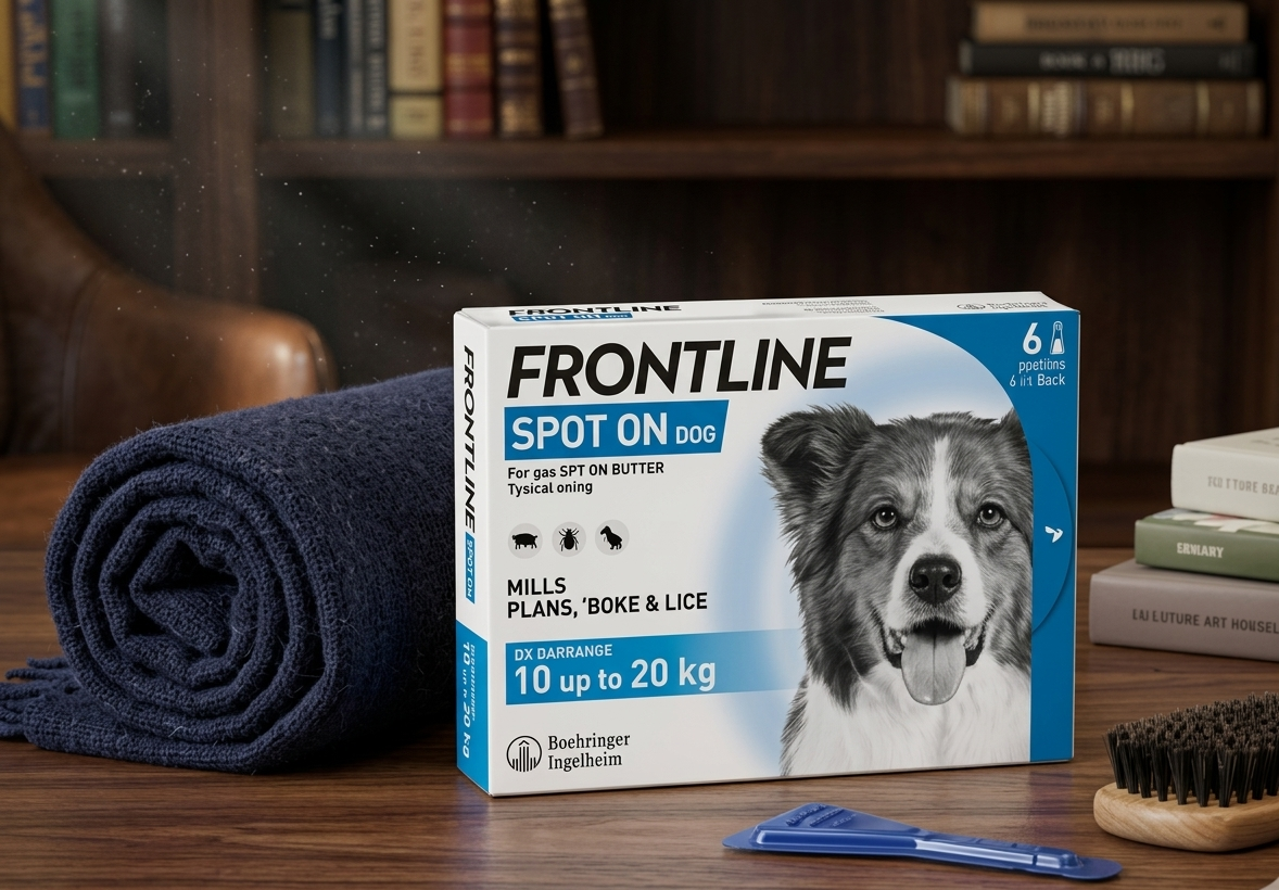 FRONTLINE Spot On Flea & Tick Treatment for Medium Dog (10-20kg) 6 Pipettes