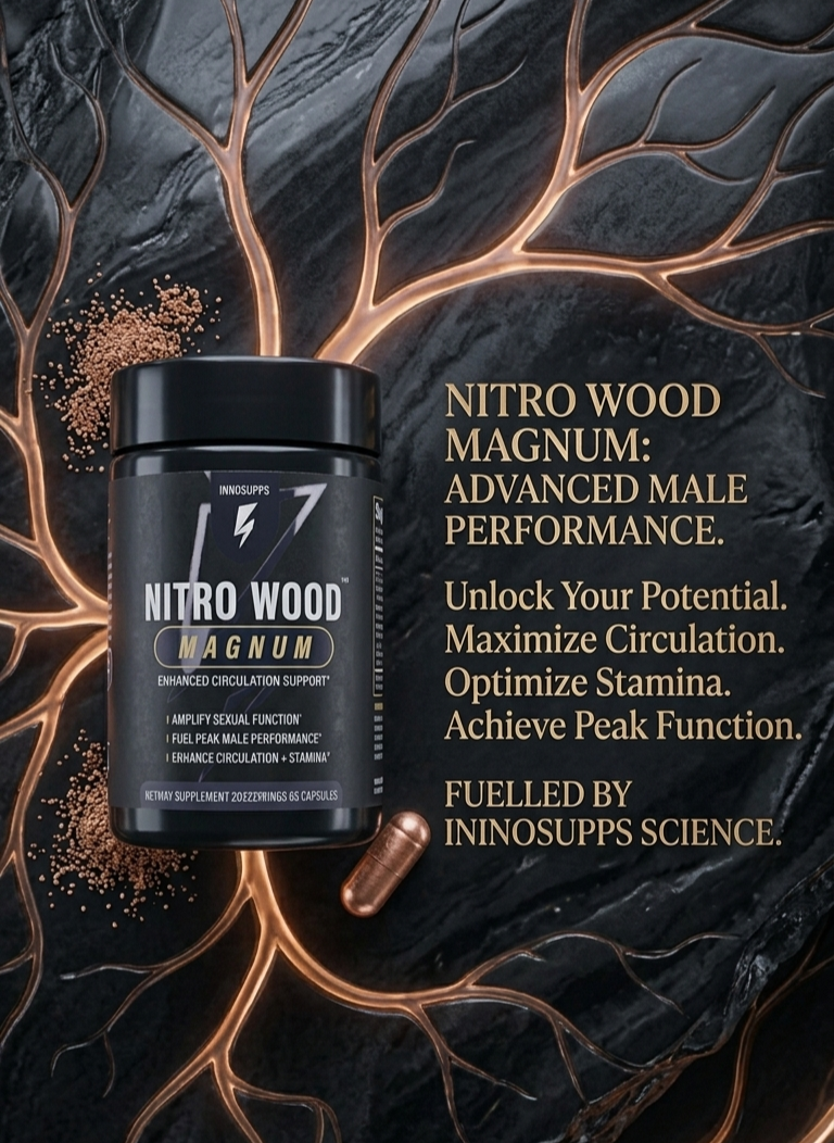 Nitro Wood Magnum: Advanced Male Performance & Circulation Support – 60 Capsules